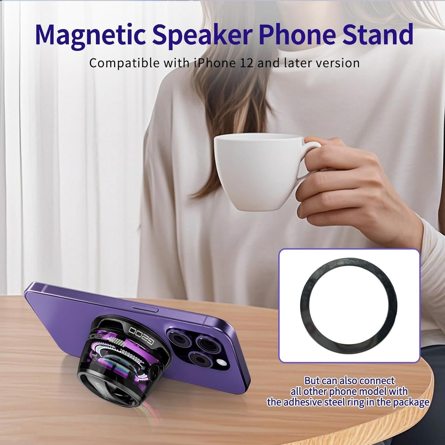 MagSound Pro™ Portable Magnetic Speaker