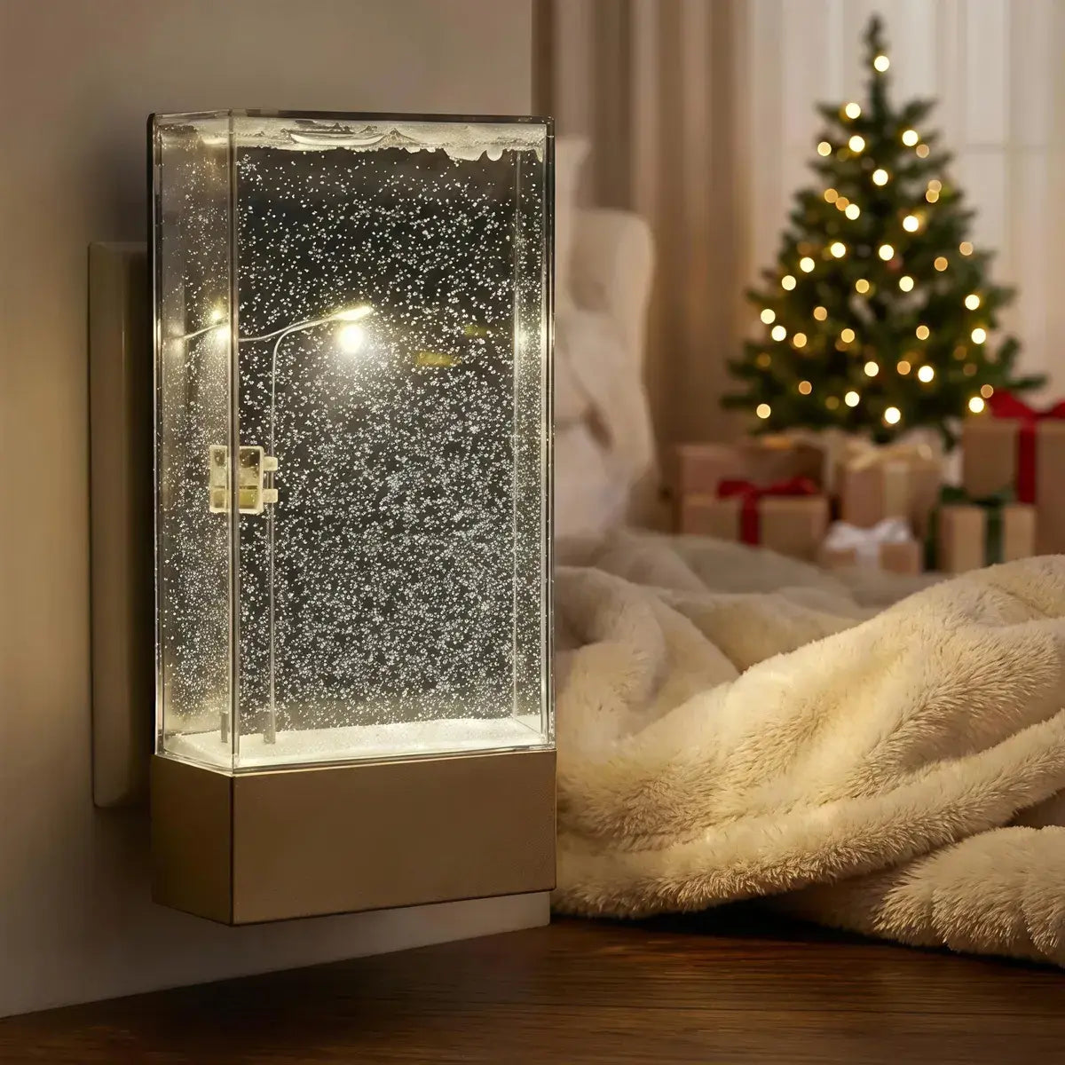 Snowfall Street LED Night Lamp