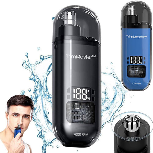 EasyTrim - Compact Ear & Nose Hair Trimmer with USB Cable | For Men & Women