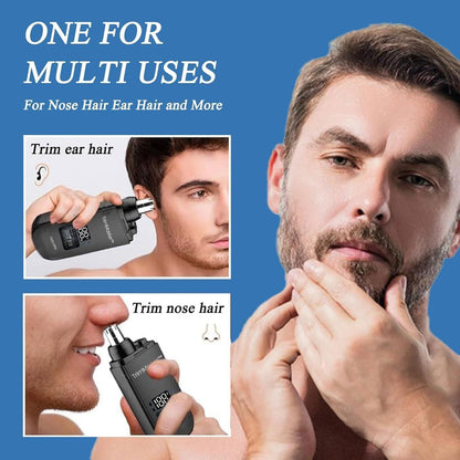 EasyTrim - Compact Ear & Nose Hair Trimmer with USB Cable | For Men & Women