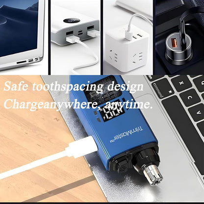 EasyTrim - Compact Ear & Nose Hair Trimmer with USB Cable | For Men & Women