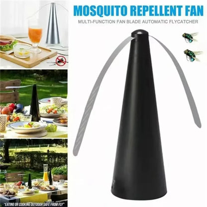 Automatic Portable Food-Safe Fly Repellent Fan