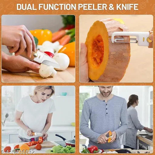 Multifunctional 2-in-1 Peeler with Knife | BUY 1 GET 1 FREE