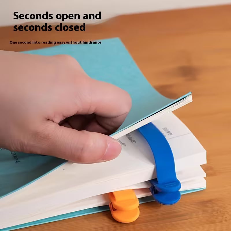 PageLock™ Smart Silicone Bookmarks (Pack of 3)