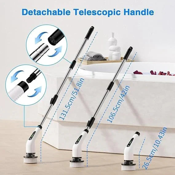 9 in 1 Cordless Electric Spin Scrubber
