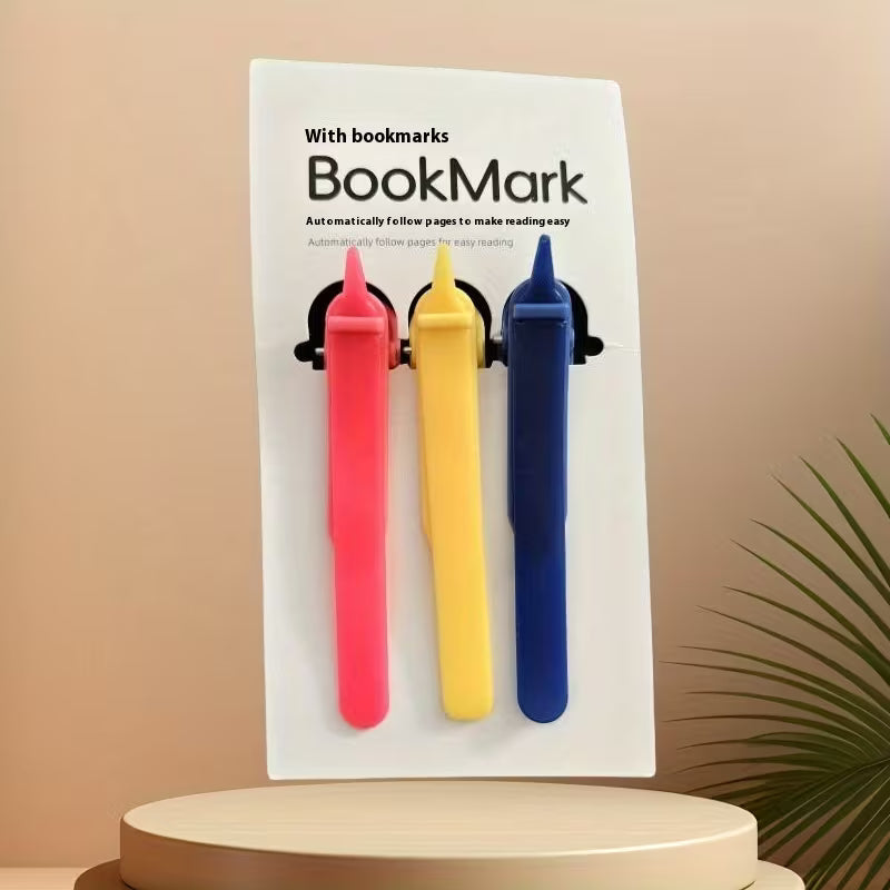 PageLock™ Smart Silicone Bookmarks (Pack of 3)