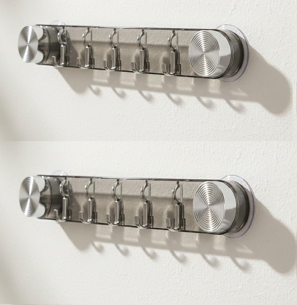 Wall-Mounted Suction Hook Rack