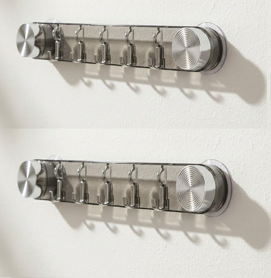 Wall-Mounted Suction Hook Rack