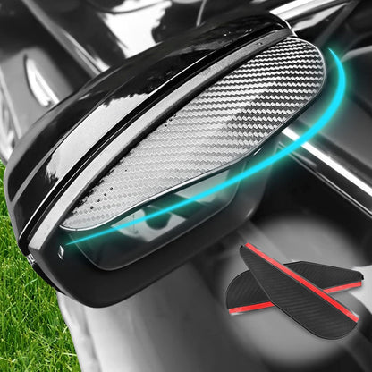 Carbon Fiber Rearview Mirror Rain Cover