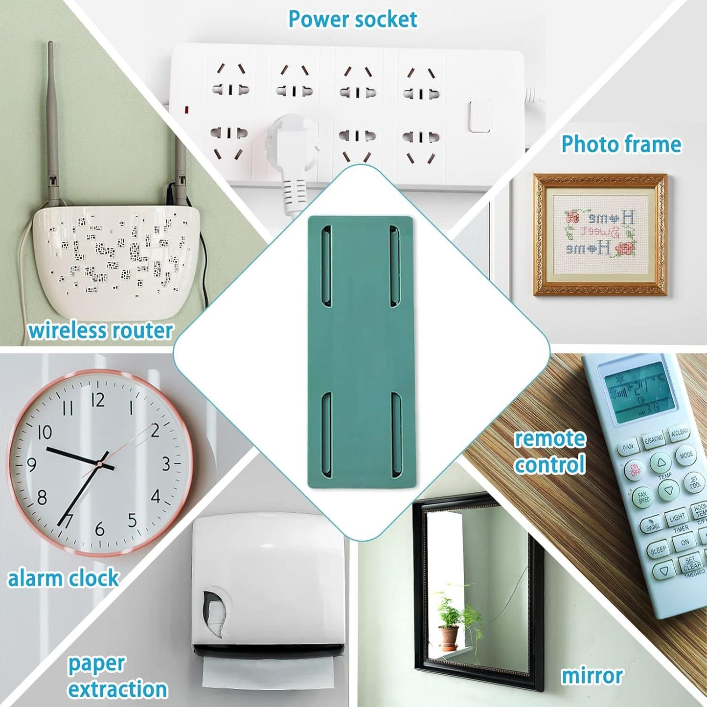 Self Adhesive Power Strip Socket Holder