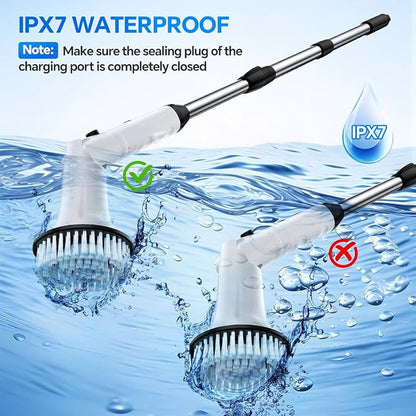 9 in 1 Cordless Electric Spin Scrubber