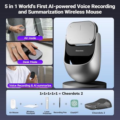 AI Smart Mouse Pro – Record, Summarize & Control with AI