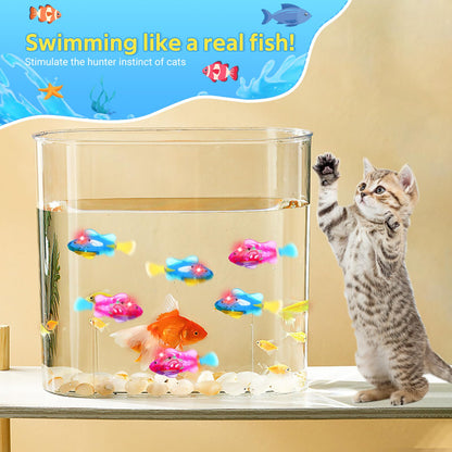AquaGlow™ LED Swimming Robot Fish Toy