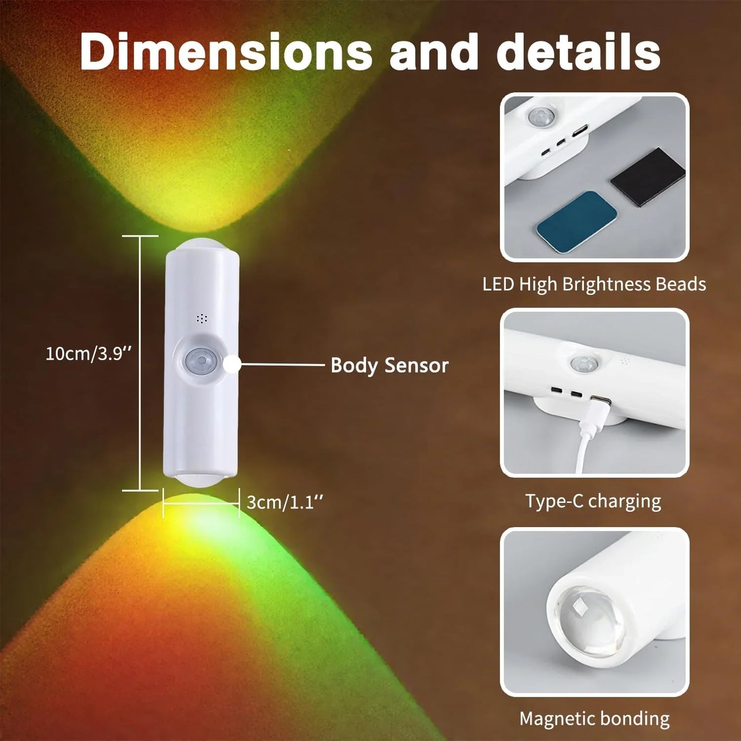 Smart RGB Motion Light With Magnet