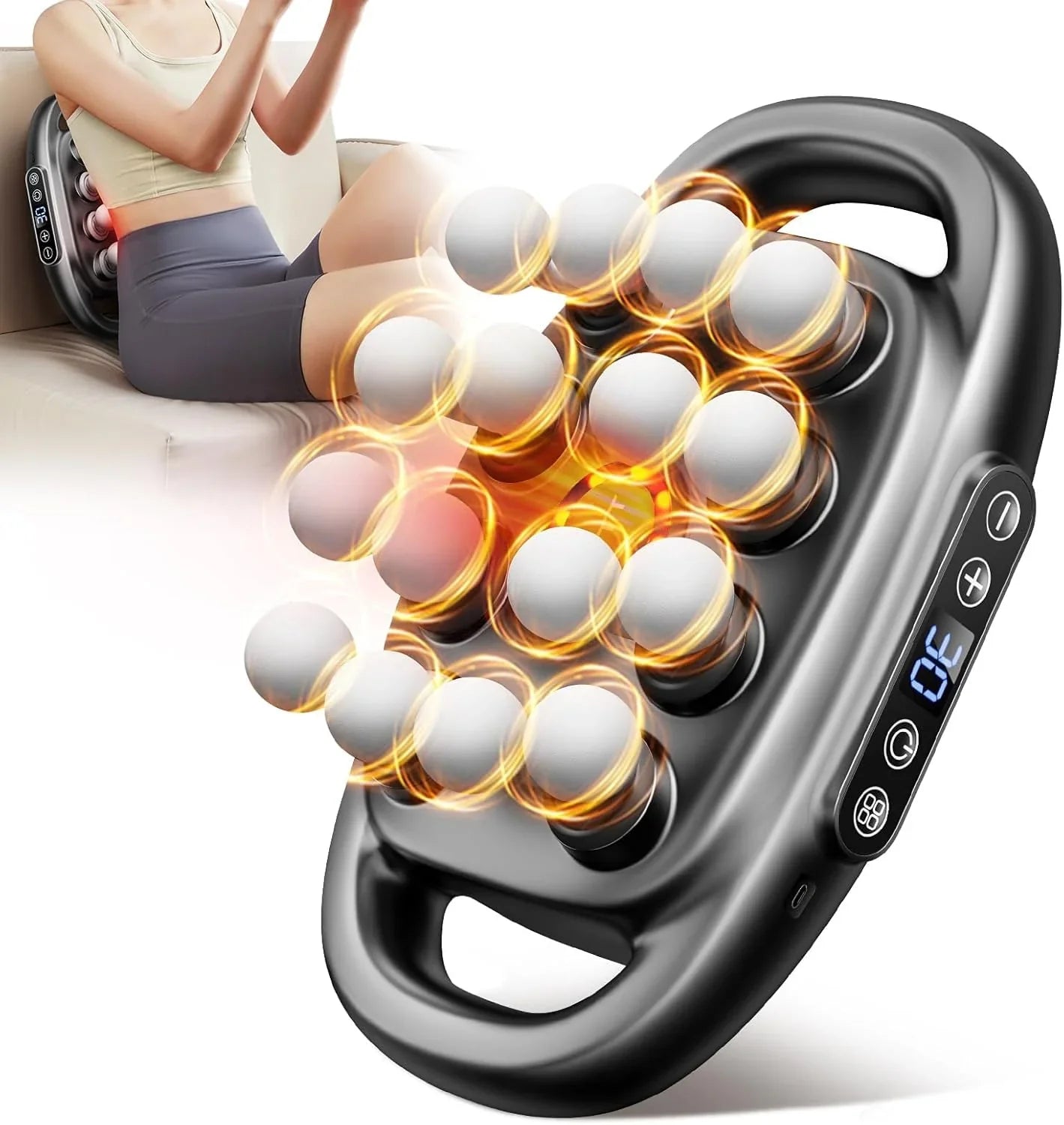 DeepRelief™ 16-Head Muscle Massager