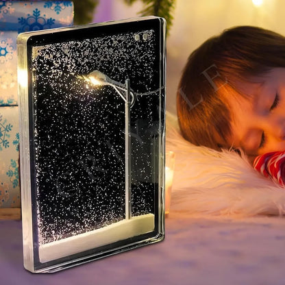 Snowfall Street LED Night Lamp
