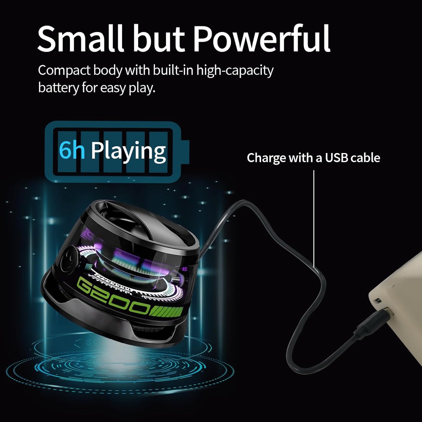 MagSound Pro™ Portable Magnetic Speaker