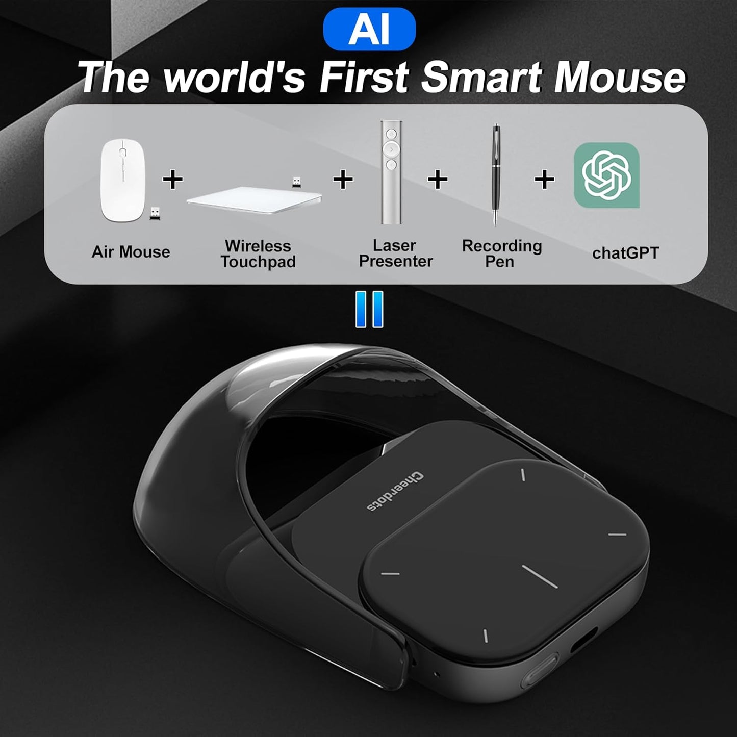 AI Smart Mouse Pro – Record, Summarize & Control with AI
