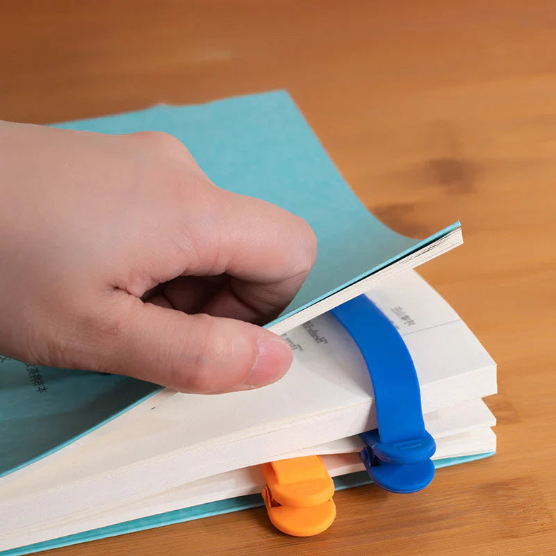 PageLock™ Smart Silicone Bookmarks (Pack of 3)