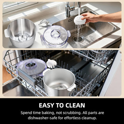 Stainless Steel Electric Dough Maker- 5L