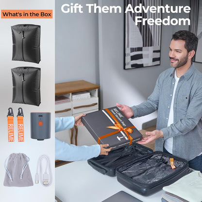 Vacuum Seal Travel Duffle Bag With Pump