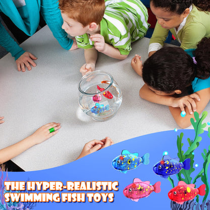 AquaGlow™ LED Swimming Robot Fish Toy
