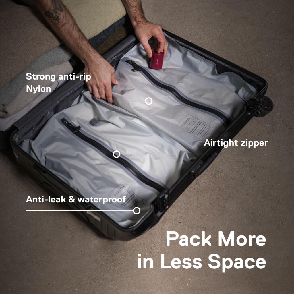 Vacuum Seal Travel Duffle Bag With Pump