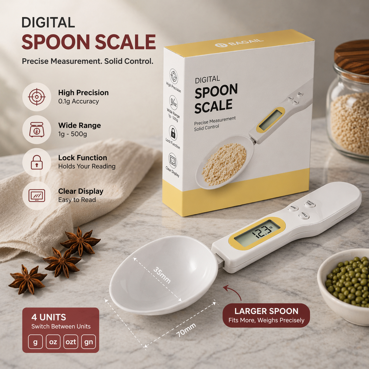Electronic Digital Spoon Weight Machine