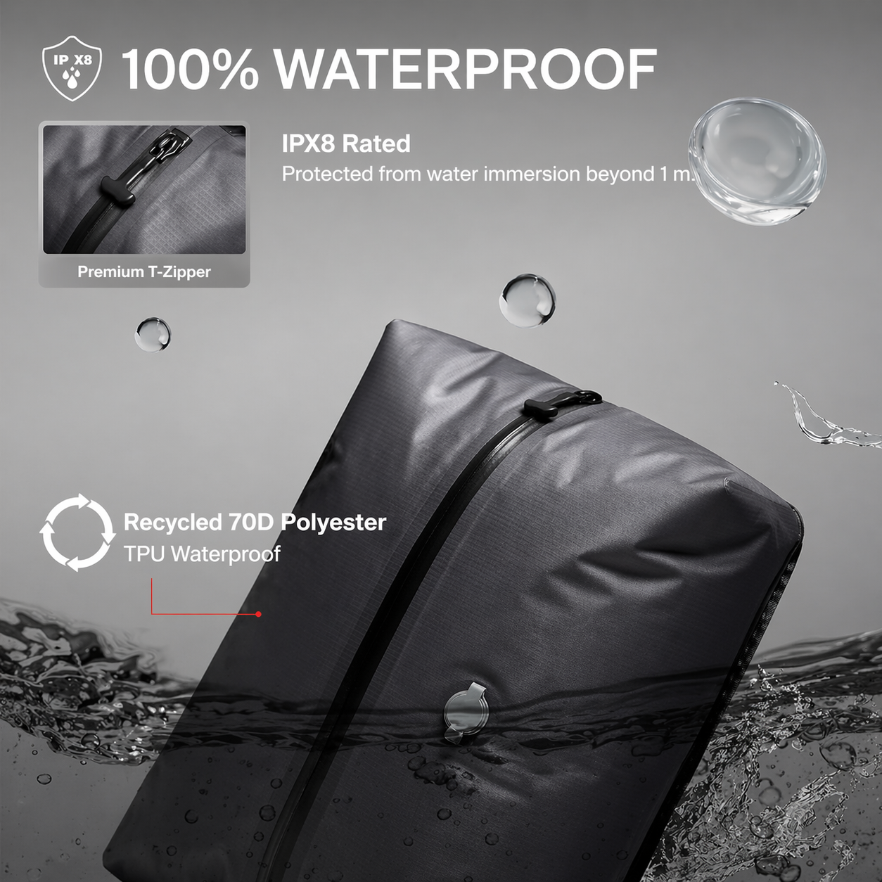 Vacuum Seal Travel Duffle Bag With Pump
