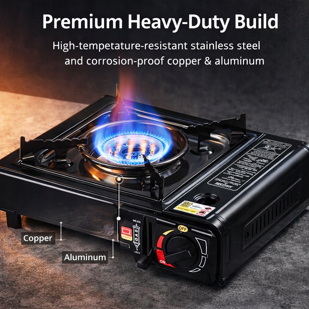 Portable Gas Burner Camping Stove