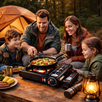 Portable Gas Burner Camping Stove