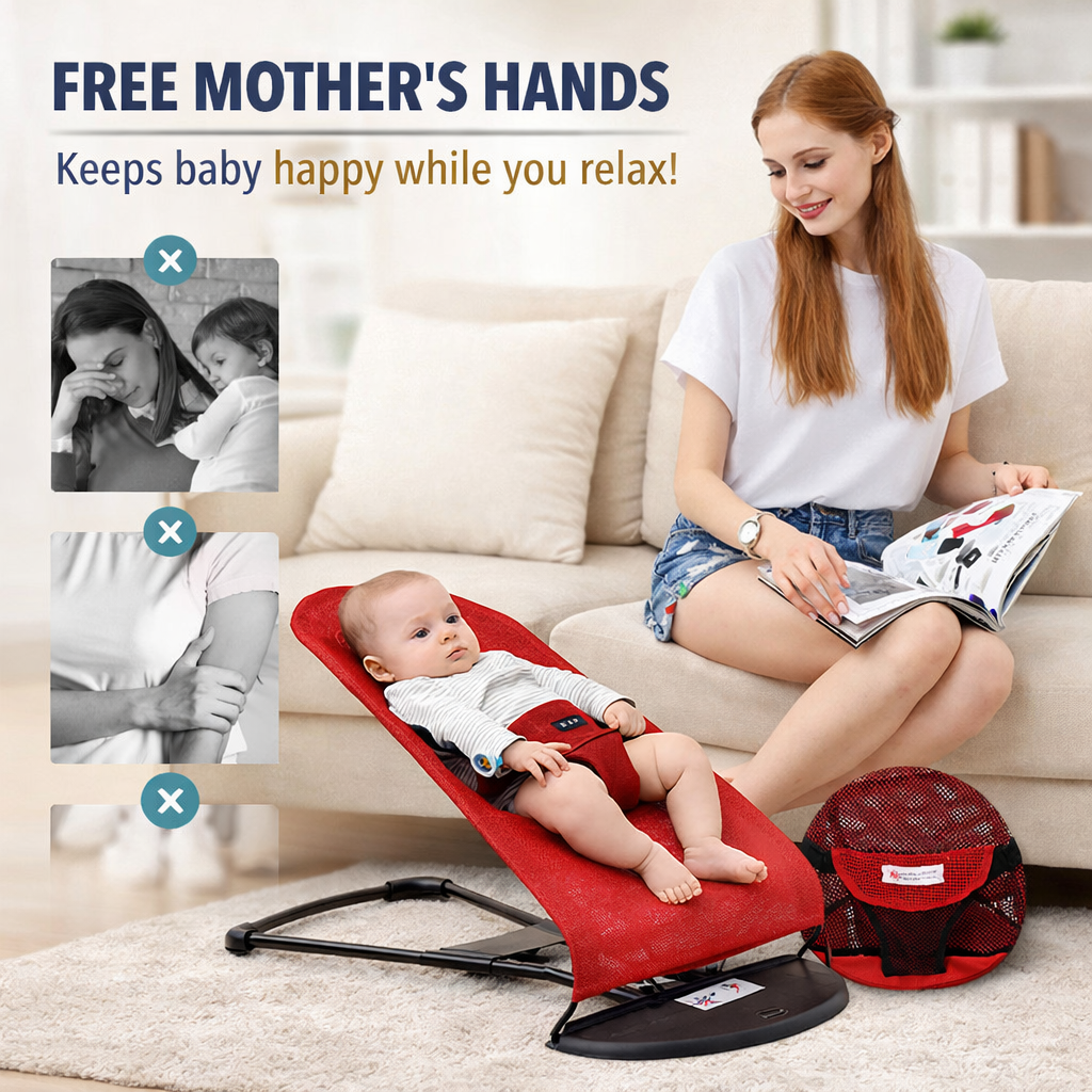 4-in-1 Baby Rocking Chair with Safety Belt
