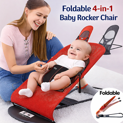 4-in-1 Baby Rocking Chair with Safety Belt