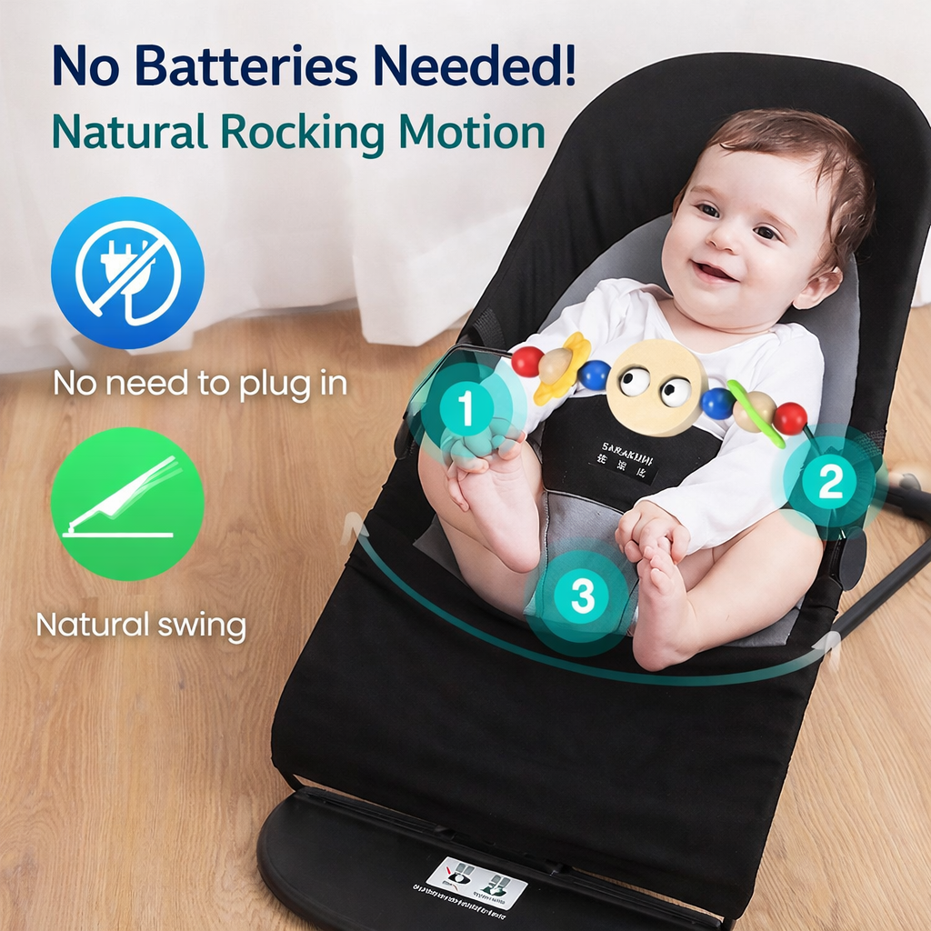 4-in-1 Baby Rocking Chair with Safety Belt