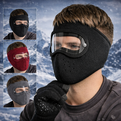 Thermal Face Mask with Anti-Fog Shield