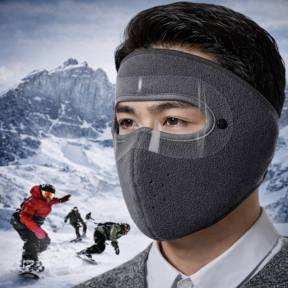 Thermal Face Mask with Anti-Fog Shield