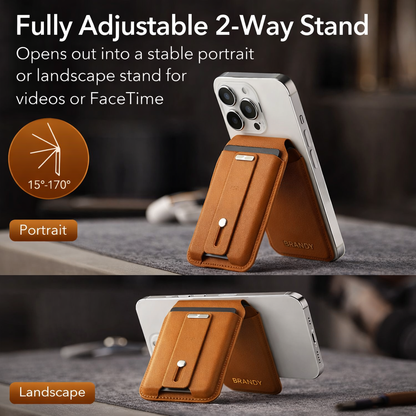 MagSafe Smart Wallet Stand with Find My Tracker
