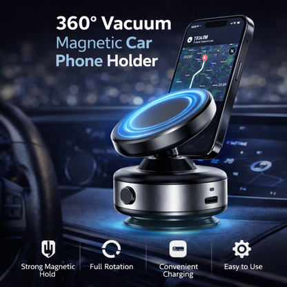 AutoGrip™ 360° Magnetic Car Phone Holder