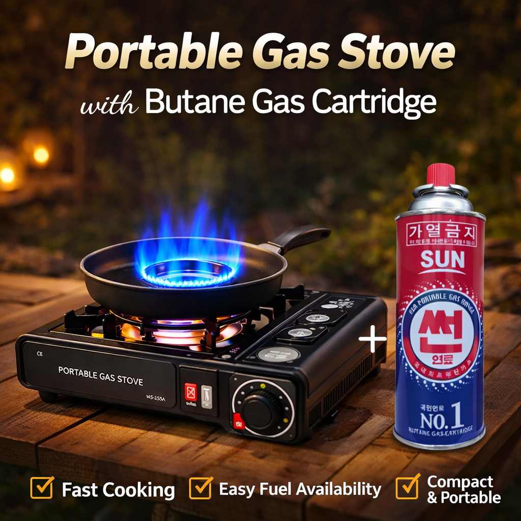 Portable Gas Burner Camping Stove