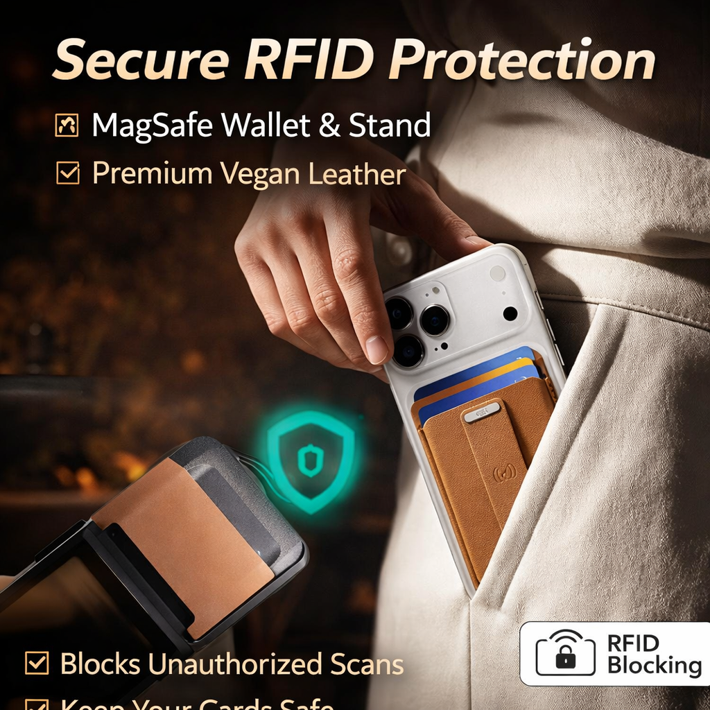 MagSafe Smart Wallet Stand with Find My Tracker