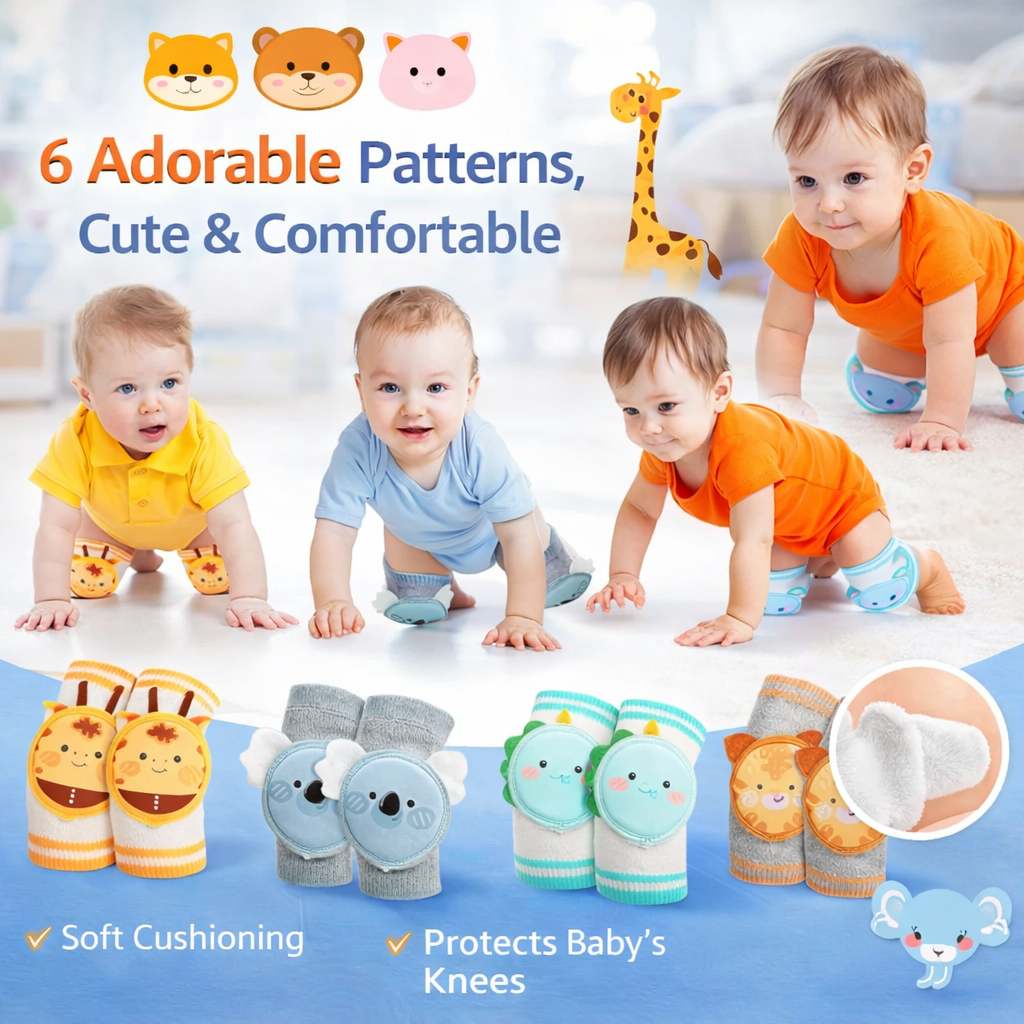 BabySafe Crawling Knee & Elbow Pads