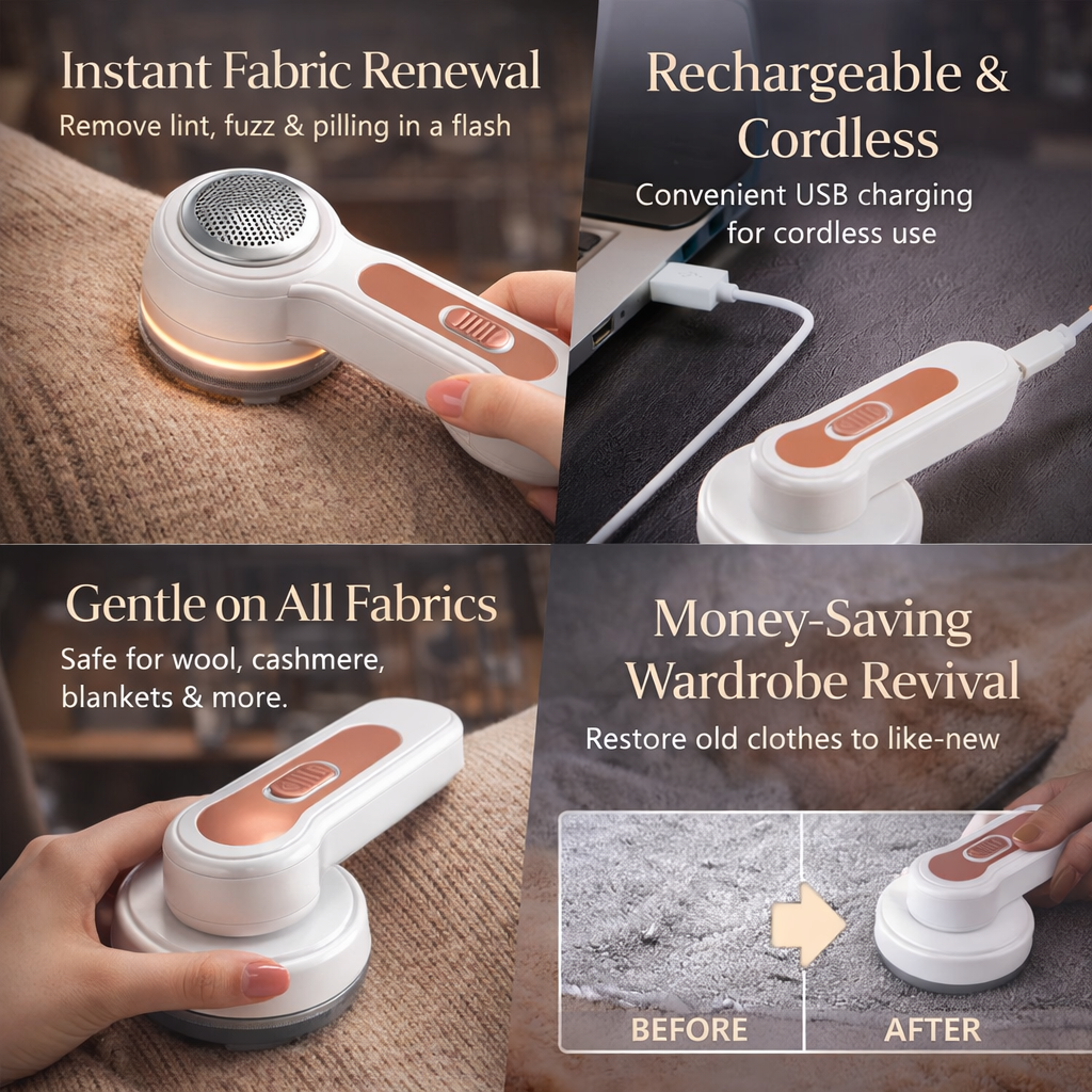 LintPro™ Electric Fabric Lint Remover & Shaver