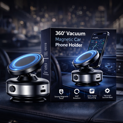 AutoGrip™ 360° Magnetic Car Phone Holder