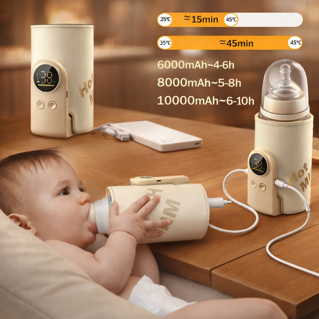 Smart USB Baby Bottle Milk Warmer