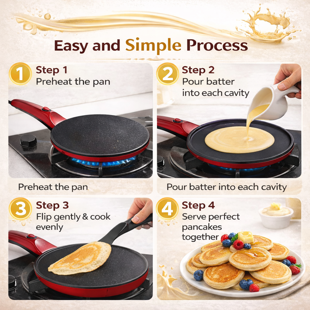 Non-Stick Electric Pancake Maker