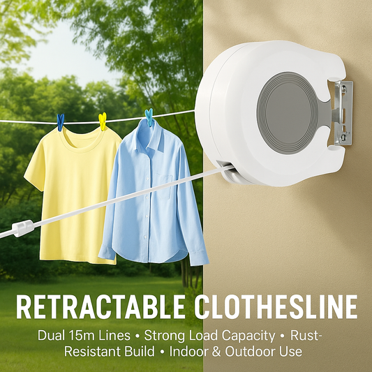 DryFlex™ | Wall-Mount Clothes Drying Line