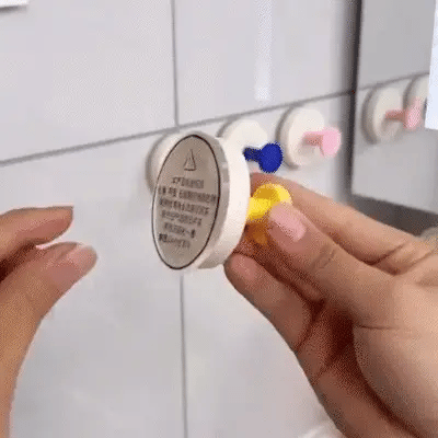 Vacuum Suction Wall Hooks (Pack Of 4)