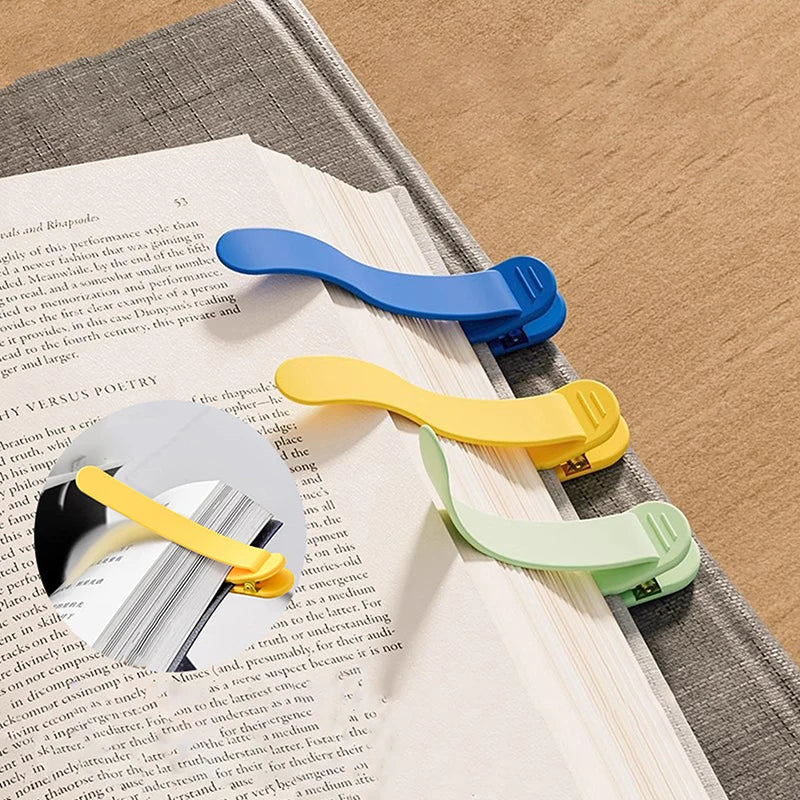 PageLock™ Smart Silicone Bookmarks (Pack of 3)