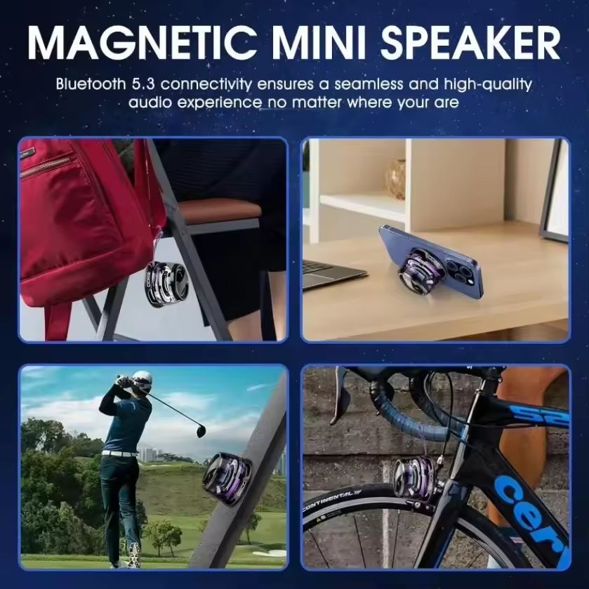 MagSound Pro™ Portable Magnetic Speaker