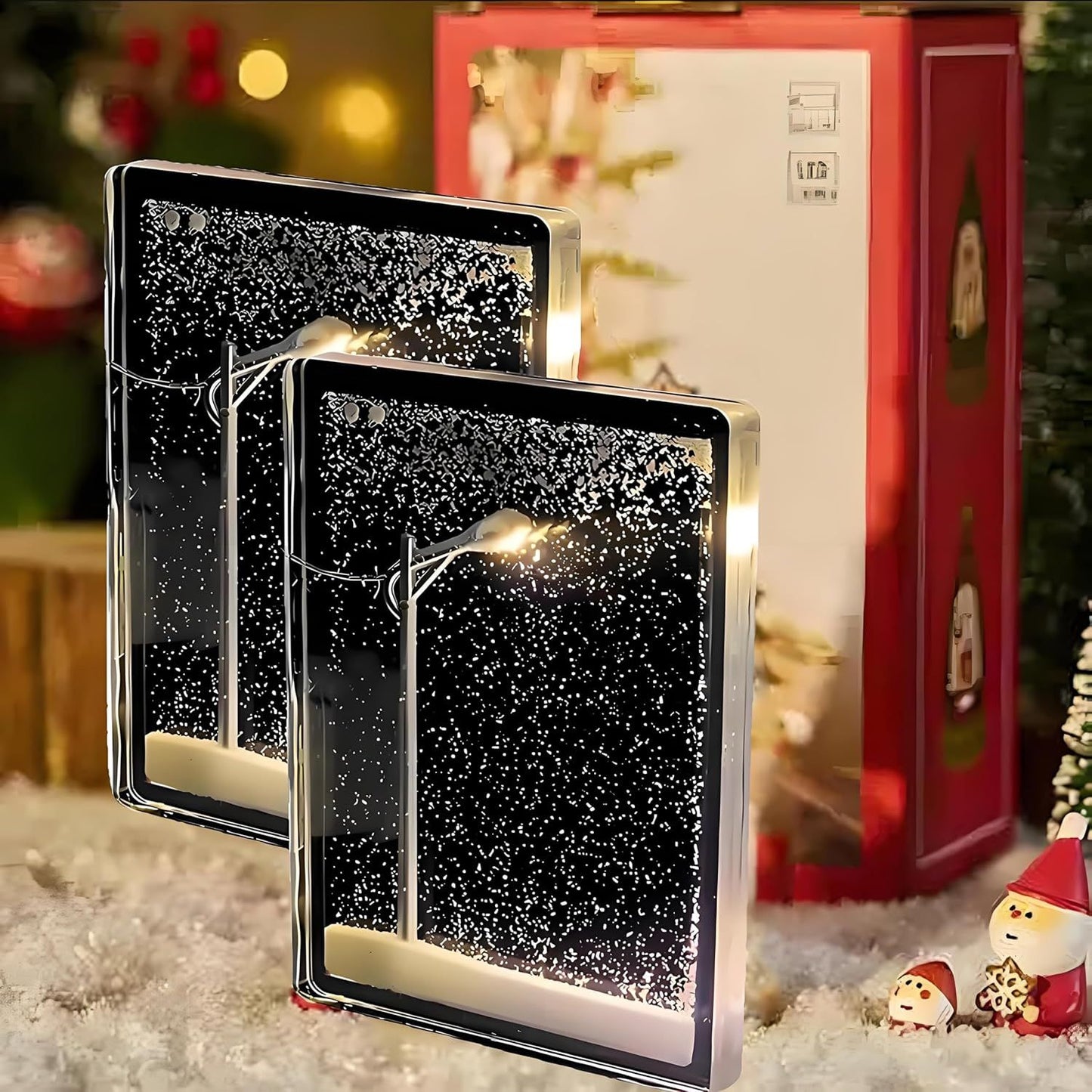 Snowfall Street LED Night Lamp